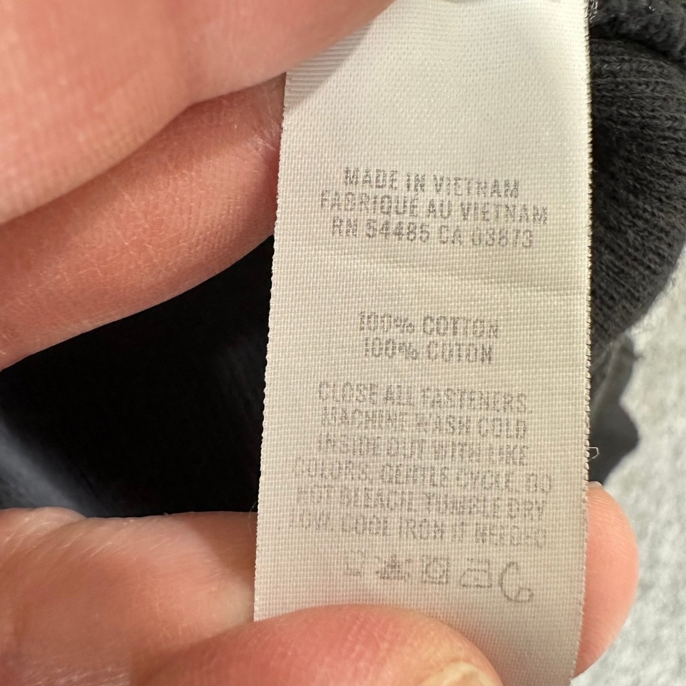 Aerie Womens Charcoal Gray Waffle Knit Henley Hoodie Sweatshirt Size S Cozy - Picture 3 of 7